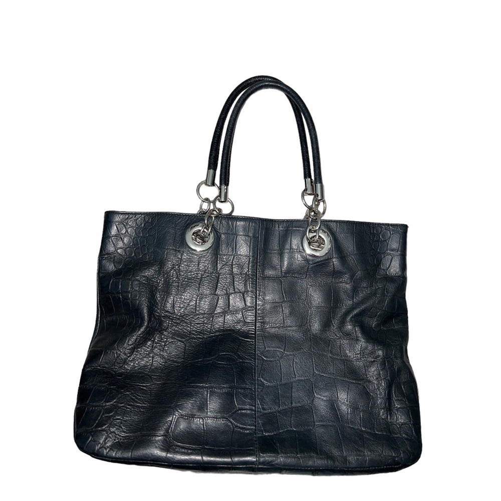 CYNTHIA Rowley Dark Blue Leather Tote